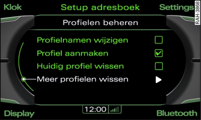 Meer profielen wissen